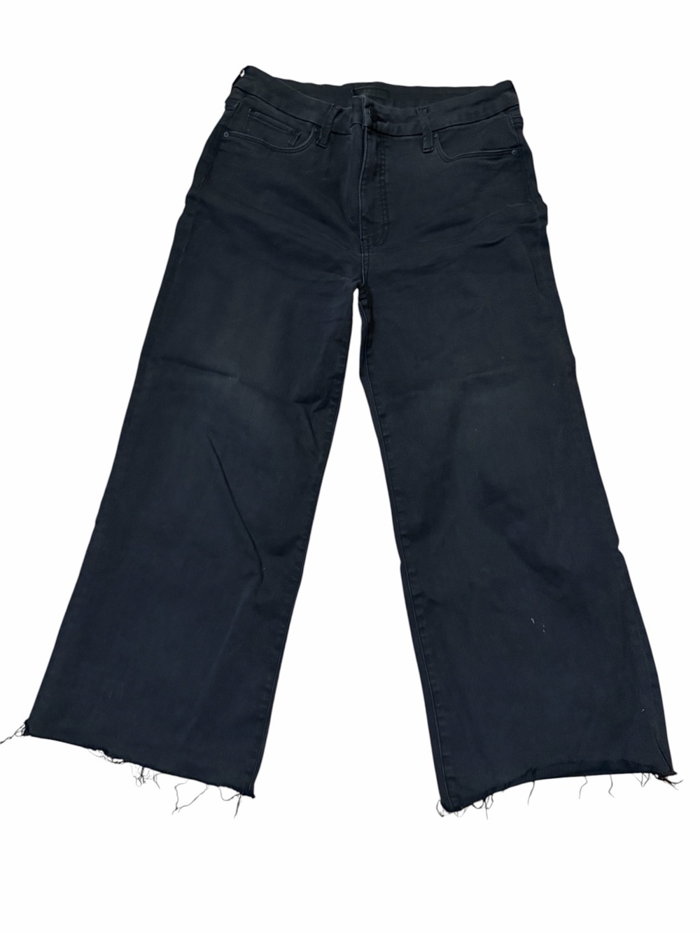 Kut From the Kloth - Meg Fab Ab Black Wide-Leg Jeans high rise Petite